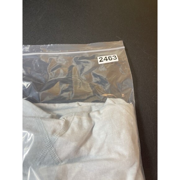 Vince Unisex Sweater L Light Blue Hoodie Pullover Slub Soft Cotton Athleisure - Picture 11 of 11